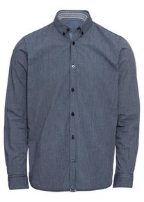 Tom Tailor, Herren Hemd 'ray check stripe package shirt', Taubenblau