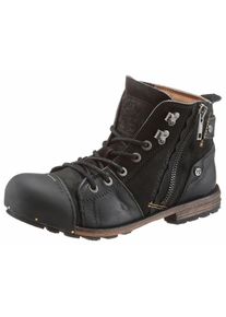 Yellow Cab, Herren Schn&uuml;rboots 'Industrial', Schwarz