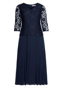 sheego Style, Damen Abendkleid, Marine