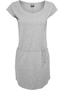Urban Classics, Damen Slub Jersey Dress, Hellgrau
