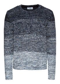 Kiomi, Herren Pullover 'Mouline Jumper Heavy Gauge', Blaumeliert