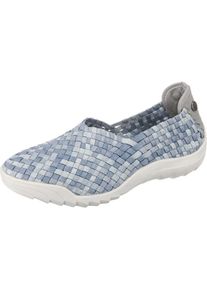 Bernie Mev, Damen Sportliche Slipper 'Rigged Fly', Hellblau / Grau / Weiß