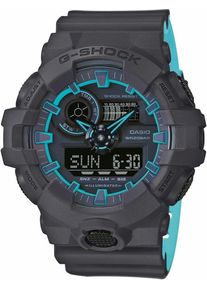 Casio, Herren 'G-Shock' Chronograph 'GA-700SE-1A2ER', Türkis / Graphit