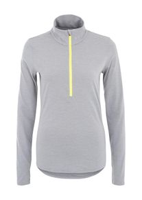 Under Armour, Damen Sportshirt 'Threadborne Streaker', Grau / Weiß