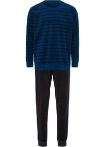 Schiesser, Herren Pyjama, Marine / Petrol