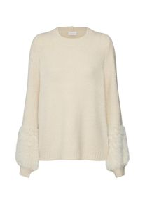 Vila, Damen Pullover, Creme