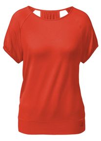 Curare Yogawear, Damen Shirt 'Fancy Tee', Dunkelorange