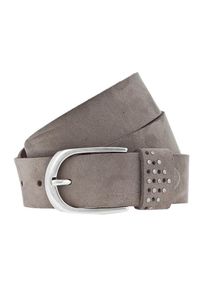 Tom Tailor, Damen Gürtel, Taupe / Silber