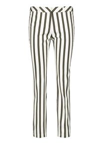 Taifun, Damen Hose, Khaki / Schwarz / Weiß