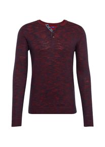 Tom Tailor, Herren Pullover, Navy / Rot