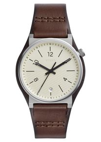 Fossil, Herren Uhr 'FS5510', Creme / Braun / Silbergrau