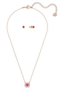 Swarovski, Damen Schmuckset 'Sparkling 5480494', Bronze / Himbeer / Weiß
