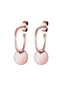 Elli, Damen Ohrringe 'Creole', Rosegold