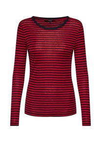 Véro Moda VERO MODA, Damen Langarmshirt, Nachtblau / Rot