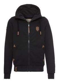 Naketano, Herren Sweatjacke 'Ivic', Schwarz