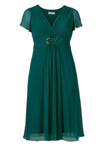 sheego Style, Damen Abendkleid, Gr&uuml;n
