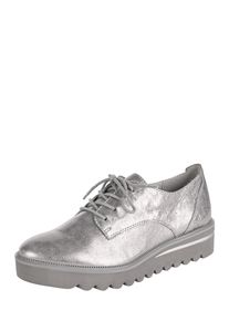 Tamaris, Damen Schn&uuml;rschuh, Silber