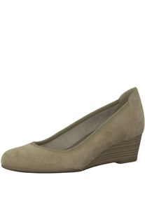 Tamaris, Damen Pumps mit Keilabsatz, Braun
