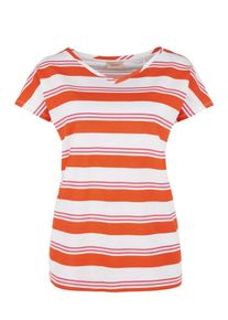 TRIANGLE, Damen Shirt, Koralle / Weiß