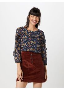 Tom Tailor, Damen Bluse, Navy / Goldgelb