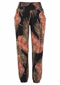 Lascana, Damen Strandhose, Braun / Schwarz