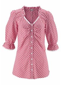 Boysen's BOYSEN'S, Damen Karobluse, Rot