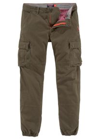 Superdry, Herren Cargohose 'INTERN'L RECRUIT FLIGHT GRIP', Oliv