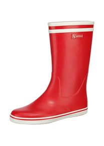 Aigle, Damen Gummistiefel 'MALOUINE', Rot / Wei&szlig;