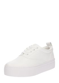 Lost Ink, Damen Sneaker 'KACIE GOLD ANKLE CHARM LACE UP', Wei&szlig;