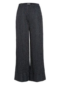 Pieces, Damen Hose, Schwarzmeliert