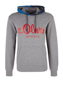s.Oliver RED LABEL, Herren Sweatshirt, Blau / Dunkelblau / Grau / Rot