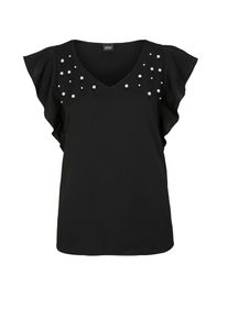 s.Oliver BLACK LABEL, Damen Blusenshirt, Schwarz