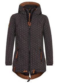 Naketano, Damen Jacket 'Reitsport Forever', Schwarz / Weiß