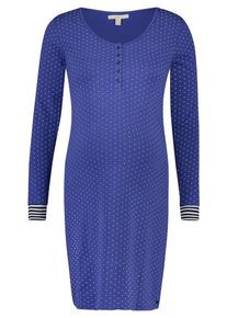 Esprit Maternity, Damen Nachtkleid, Indigo / Nachtblau / Braun / Wei&szlig;