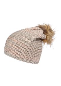 Pieces, Damen Strickm&uuml;tze 'PCFLEA', Beige / Rosa