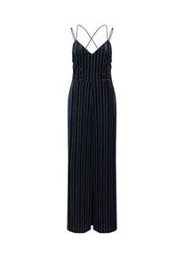 Vila, Damen Jumpsuit, Nachtblau / Schwarz