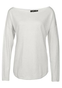 LAKEVILLE MOUNTAIN, Damen Strickpullover 'Magui', Hellgrau