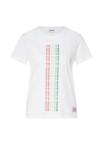 Noisy may, Damen Shirt 'NMNATE', Wei&szlig;