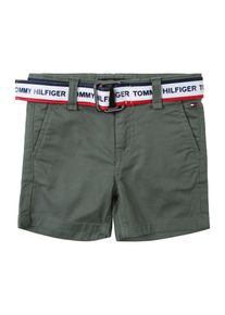 Tommy Hilfiger, Shorts 'ESSENTIAL DOBBY BELTED CHINO', Khaki
