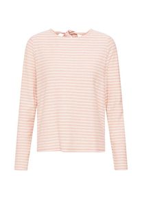 Only, Damen Pullover 'ELLY', Rosa / Wei&szlig;