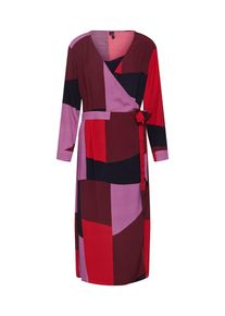 Véro Moda VERO MODA, Damen Kleid 'VMMOLLY WRAP 7/8 CALF DRESS', Rosa / Rot