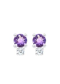 Diamore, Damen Ohrringe, Silber
