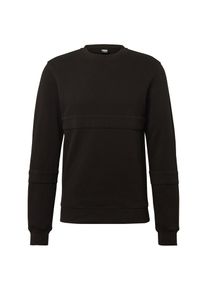 Urban Classics, Herren Sweatshirt 'Heavy Pique Crew', Schwarz
