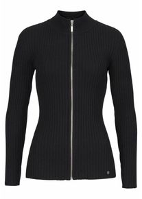 AJC, Damen Strickjacke, Schwarz