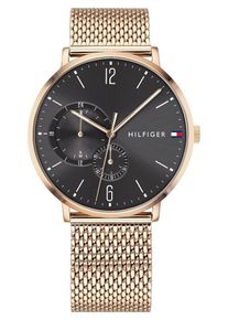 Tommy Hilfiger, Herren Uhr, Rosegold / Schwarz