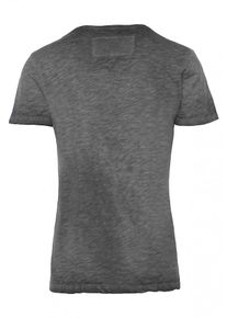 Trueprodigy, Herren T-Shirt 'Tracy', Anthrazit / Graumeliert / Rot