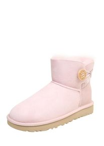 UGG Australia UGG, Damen Boots 'Mini Bailey Button II', Rosa