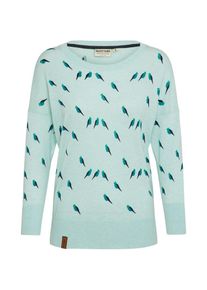 Naketano, Damen Pullover 'Maja', Blau / Mint