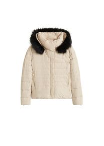 Mango, Damen Anorak 'Paris', Nude / Schwarz