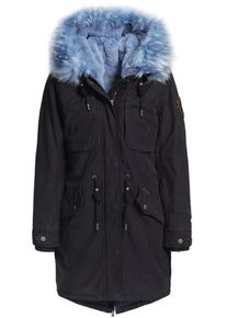 Khujo, Damen Mantel 'UMARA2', Nachtblau / Royalblau